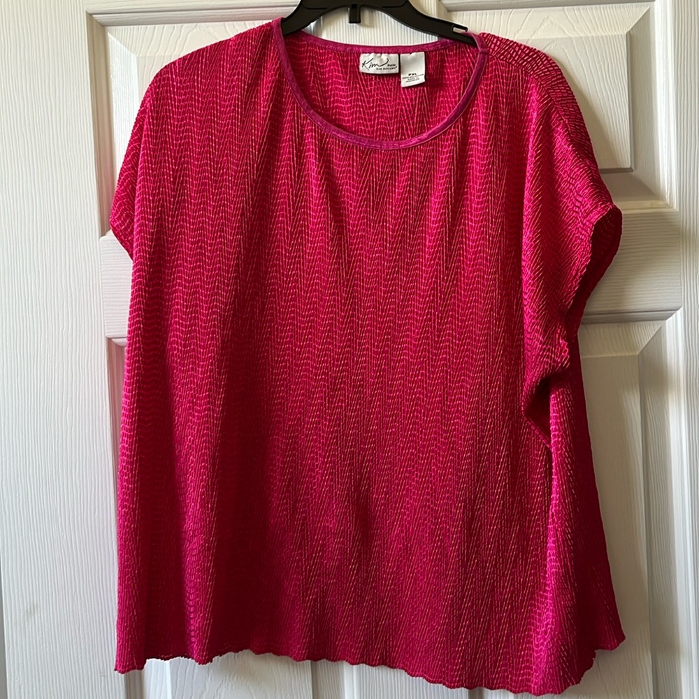 Kim Rogers Pink Shirt